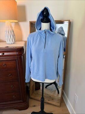 Avia Light Blue Men’s Hooded Zip Pullover
